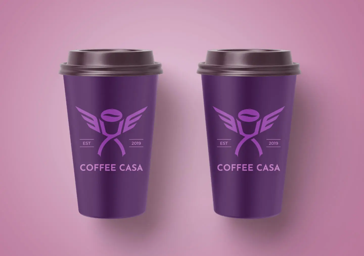 Coffee Casa Logo on Cup