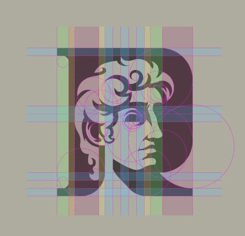 Renaissance logo blueprint